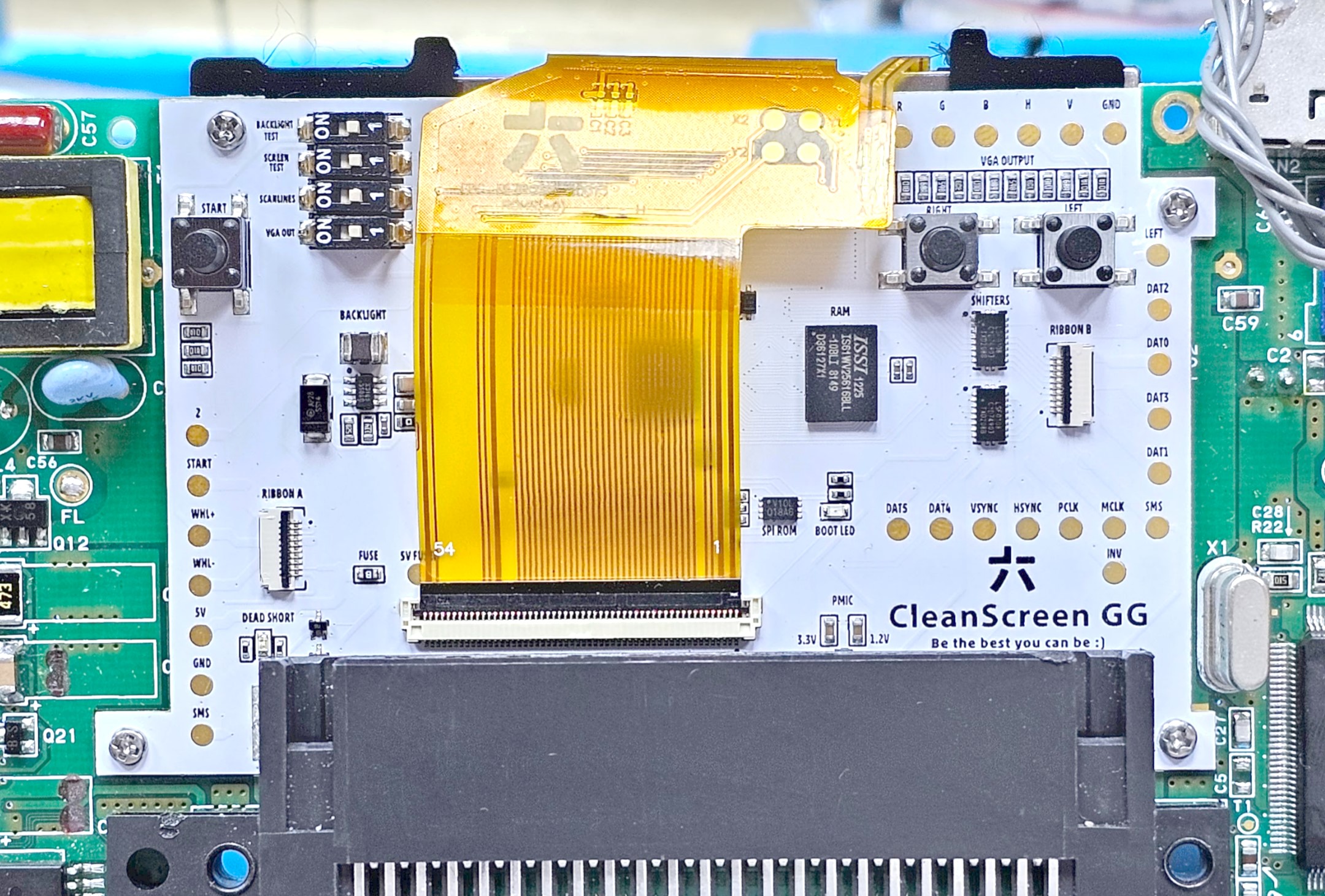 ゲームボーイ CleanScreen v3.0 Install (Game Gear VA4/VA5) - RetroSix Wiki
